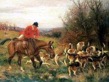 unknow artist Classical hunting fox, Equestrian and Beautiful Horses, 199. Sweden oil painting art